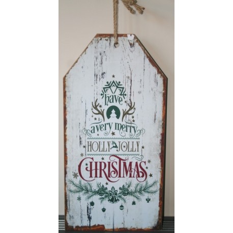 Sign Large 60 x 30 cm wit/ groen Have a very