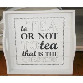 Dienblad Tea or Not 43 x 40 cm